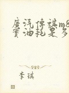 广汽传祺m8真实油耗是多少