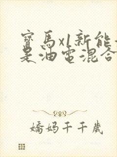 宝马x1新能源是油电混合吗