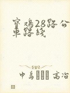 宝鸡28路公交车路线