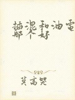 插混和油电混合哪个好