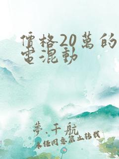 价格20万的油电混动