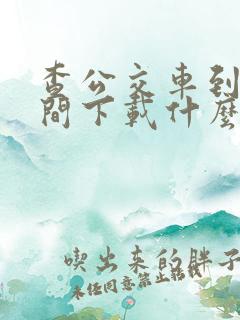 查公交车到站时间下载什么软件