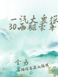 一汽大众探岳330两驱豪华版