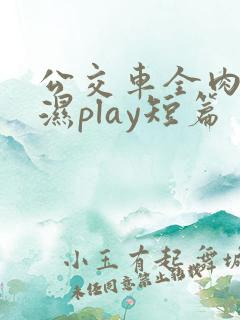 公交车全肉高h湿play短篇
