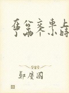 在公交车上被c了两个小时的小说
