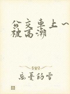 公交车上～嗯啊被高潮