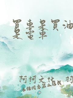 买车是买油车还是电车