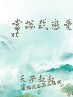 当总裁恋爱时txt