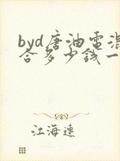 byd唐油电混合多少钱一台