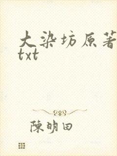 大染坊原著小说txt