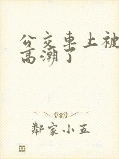 公交车上被摸到高潮了