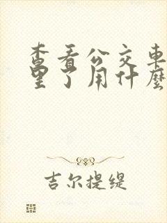 查看公交车到哪里了用什么软件