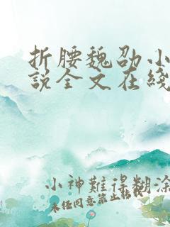 折腰魏劭小乔小说全文在线阅读