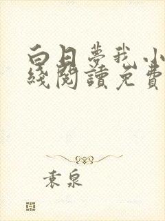 白日梦我小说在线阅读免费