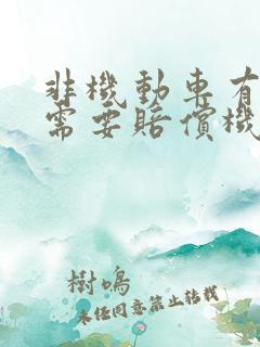 非机动车有责任需要赔偿机动车损失吗