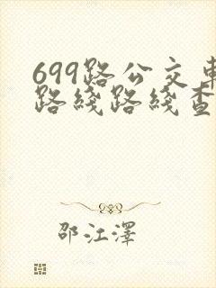 699路公交车路线路线查询