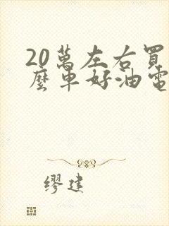 20万左右买什么车好油电混动