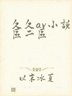 久久av小说一区二区