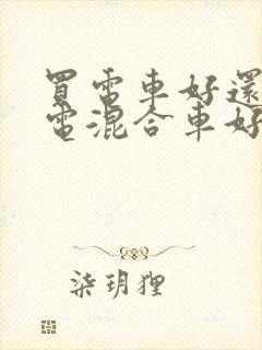 买电车好还是油电混合车好
