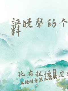 梁晓声的个人资料
