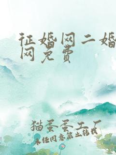 征婚网二婚正规网免费