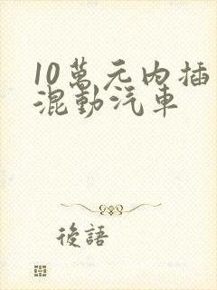 10万元内插电混动汽车