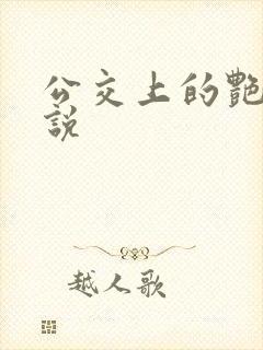 公交上的艳遇小说