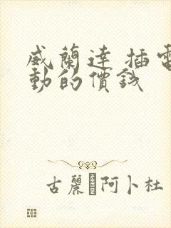 威兰达 插电混动的价钱