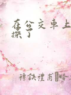 在公交车上被人操了