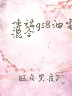 传祺gs8油电混合