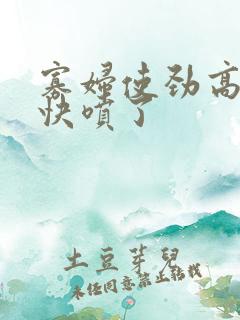 寡妇使劲高潮了快喷了