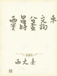 西昌公交车到站实时查询