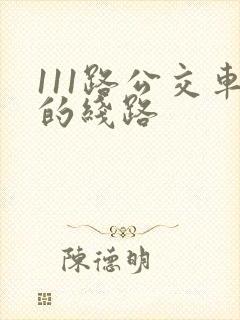 111路公交车的线路