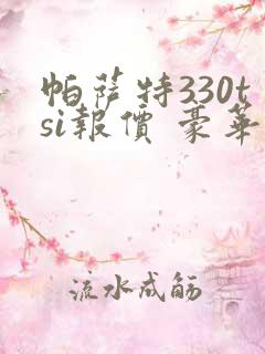 帕萨特330tsi报价 豪华版