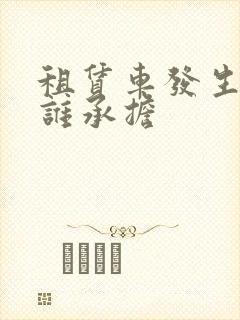 租赁车发生事故谁承担