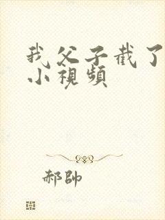 我父子截了一段小视频