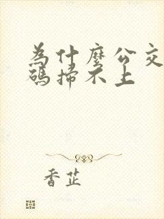 为什么公交车扫码扫不上