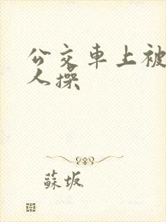 公交车上被陌生人操