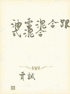 油电混合跟插电式混合