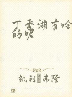 丁香湖有啥好玩的呢
