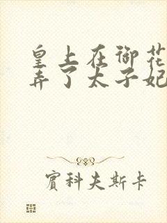 皇上在御花园c弄了太子妃