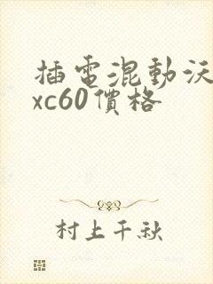 插电混动沃尔沃xc60价格