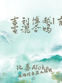 吉利博越l有油电混合吗
