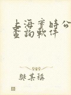 上海实时公交车查询软件