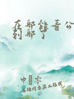 在哪能看公交车到哪了