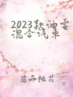 2023款油电混合汽车