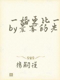 一婚更比一婚高by晨雾的光免费阅读