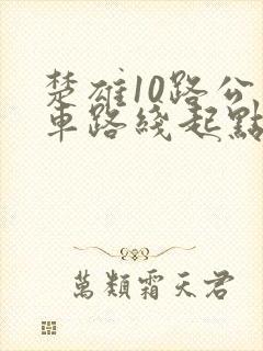 楚雄10路公交车路线起点到终点