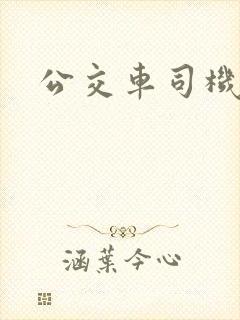 公交车司机工资