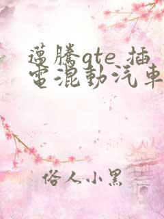 迈腾gte 插电混动汽车报价